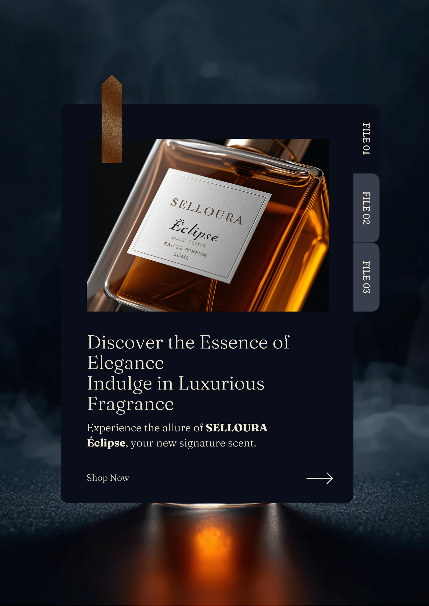Selloura Éclipse perfume bottle