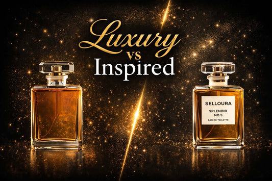 Luxury vs Inspired fragrances with Selloura Splendid No. 5 featured in the inspired fragrances guide.